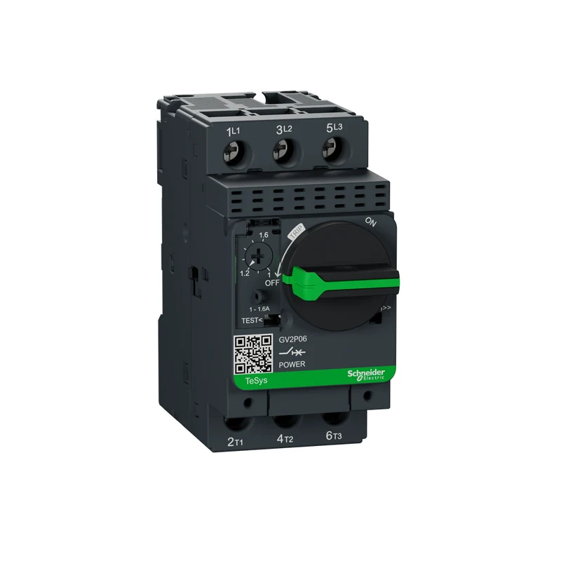 STARTER MANUAL 3P 600V 1-1.6A TRIP SETTING ROTARY HANDLE