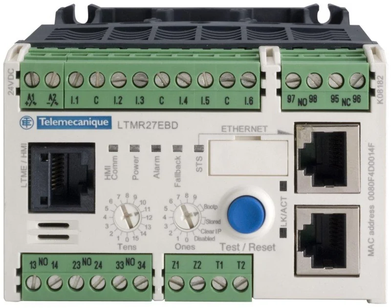 CONTROLLER ETHERNET 5-100A FLC 100-240VAC 1PH/3PH INPUT