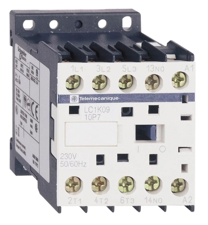 CONTACTOR 3P 9A AC3 600VAC 1NO AUX CONTACT 120VAC COIL