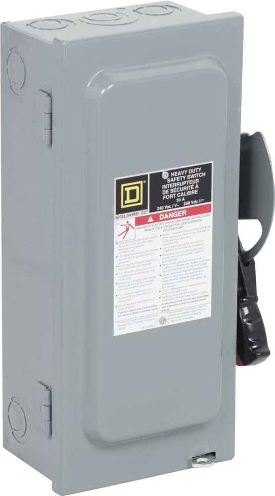 SWITCH FUSED 30A 3P 4W 240VAC 250VDC CLASS H FUSE NEMA-1