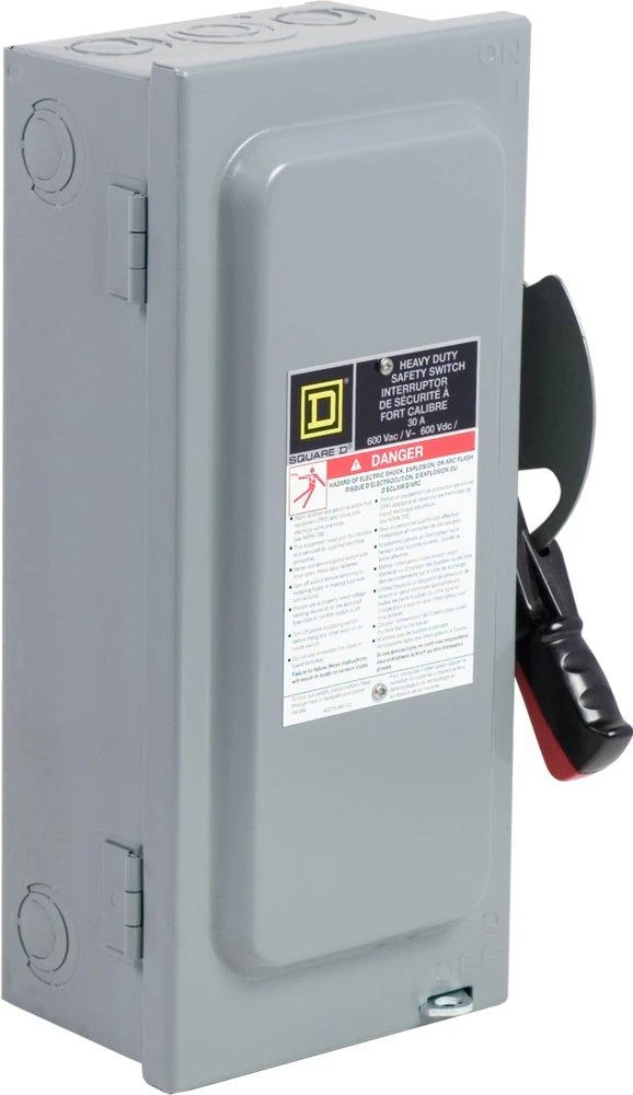 SWITCH NON FUSED 30A 3P 3W 600VAC/DC NEMA 1