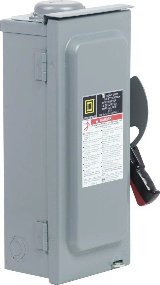 SWITCH FUSED 30A 3P 3W 600VAC/DC CLASS J FUSE NEMA 3R