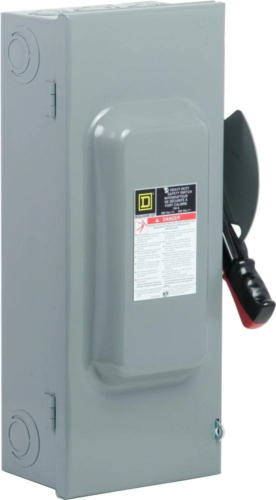 SWITCH FUSED 100A 3P 3W 600VAC/DC CLASS J FUSE NEMA-1