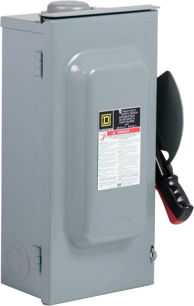 SWITCH FUSED 60A 3P 3W 600VAC/DC CLASS J FUSE NEMA-3R