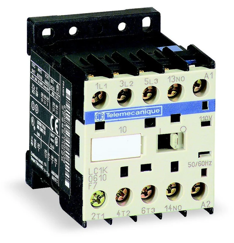 CONTACTOR 3P 6A AC3 600VAC 1NC AUX CONTACT 230/240V COIL