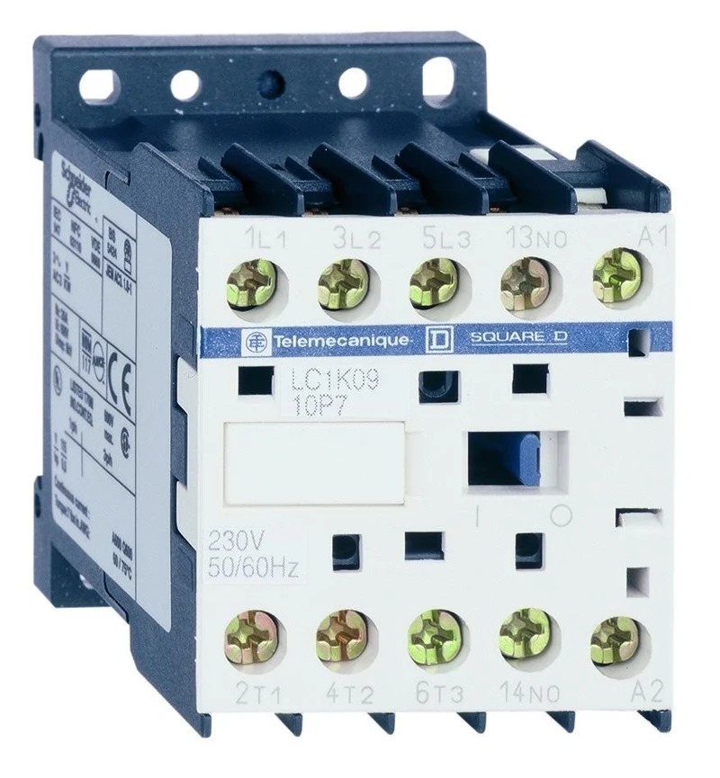 CONTACTOR 3P 12A AC3 600VAC 1NO AUX CONTACT 110VAC COIL