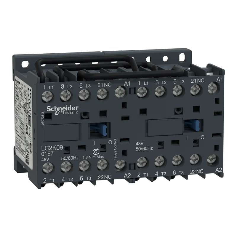 CONTACTOR REVERSING 3P 9A 600VAC 1NC AUX 110VAC COIL