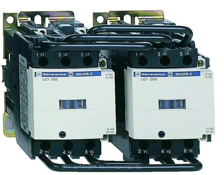CONTACTOR REVERSING 3P 50A 600V 1NO 1NC AUX 120VAC COIL