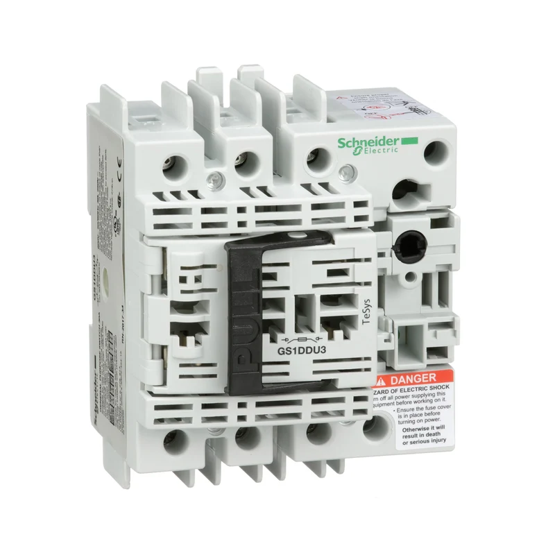 SWITCH FUSED 30A 3P 600V COMPACT CLASS CC FUSE 5X5 SHAFT