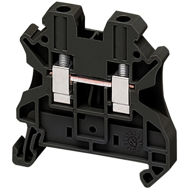 SCREW TERMINAL 2PTS 4 SQUARE MM BLACK