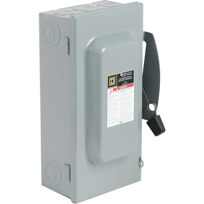 SWITCH FUSED 100A 2P 3W 120/240V FOR 2-CARTR FUSE NEMA-1