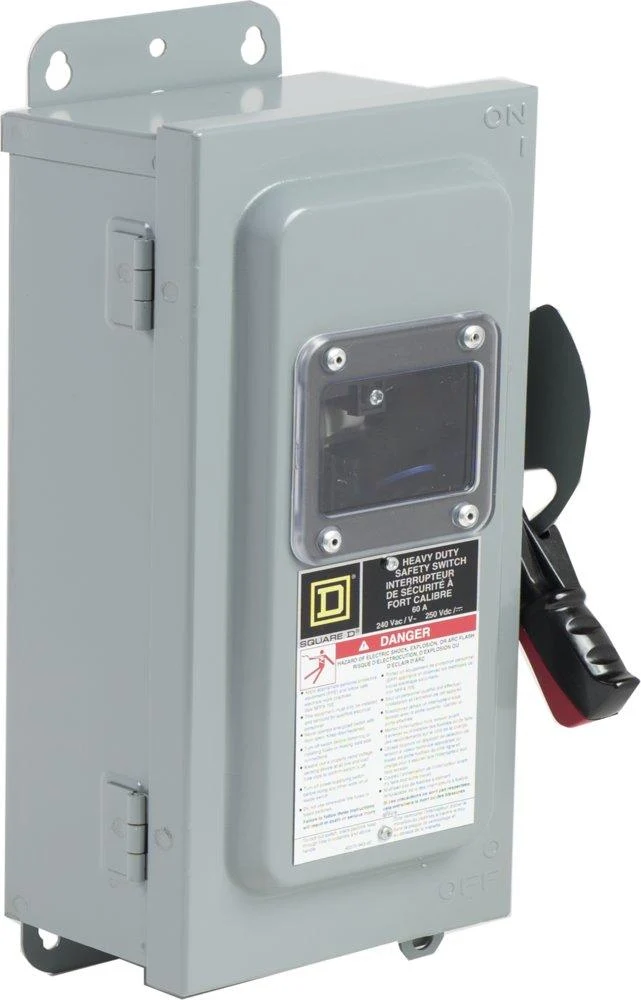 SWITCH FUSED 60A 2P 3W 240VAC 250VDC CL H FUSE NEMA-3R/12