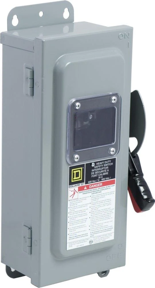 SWITCH NON FUSED 30A 3P 3W 600VAC/DC NEMA 3R/12