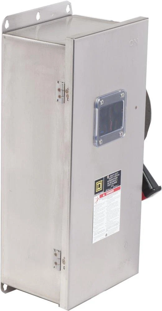 SWITCH FUSED 100A 3P 3W 600VAC/DC CL J FUSE NE-4/4X SS