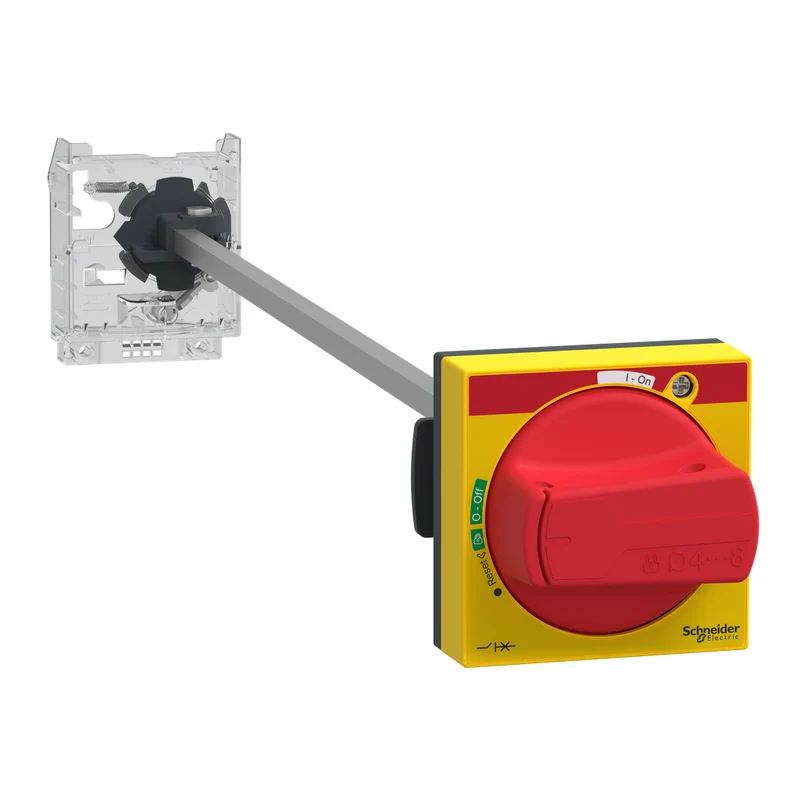 HANDLE ROTARY IP65 FOR GV2L/GV2P NO TRIP RED/YELLOW