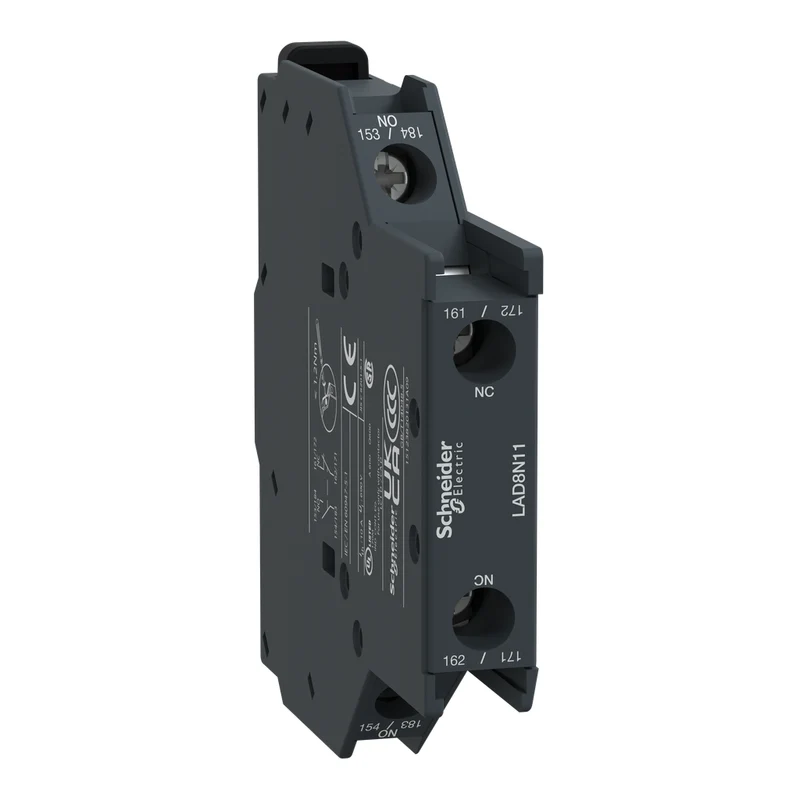 CONTACT AUXILIARY 1NO 1NC 10A 600VAC CLIP-ON SIDE MOUNT