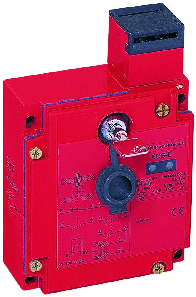SAFETY INTERLOCK LIMIT SWITCH 1NC 2NO 1/2"NPT