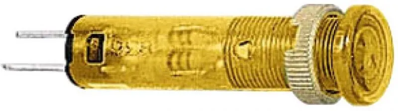 PILOT LIGHT 8MM MINI LED ROUND TYPE 24V ORANGE-YELLOW