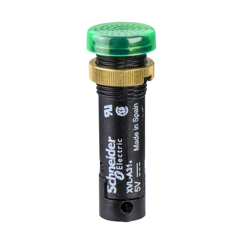 PILOT LIGHT 12MM MINI LED ROUND TYPE 12VDC GREEN