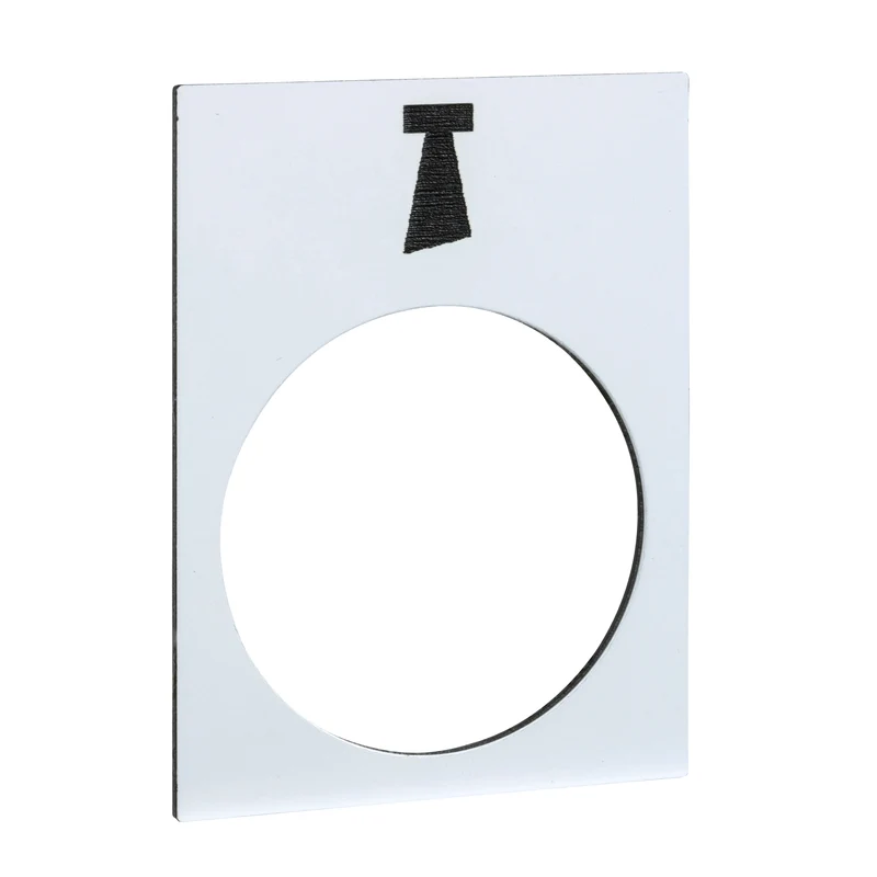 NAMEPLATE WITH SYMBOL "ALARM"