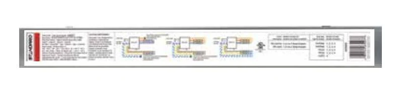 BALLAST FLUORESCENT T5HO ELECTR.1-4L 39-55W P.S. 120-277V