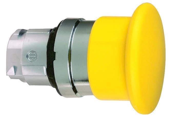 OPERATING HEAD 20MM FOR PUSHBUTTON 40MM MUSHROOM YELLOW