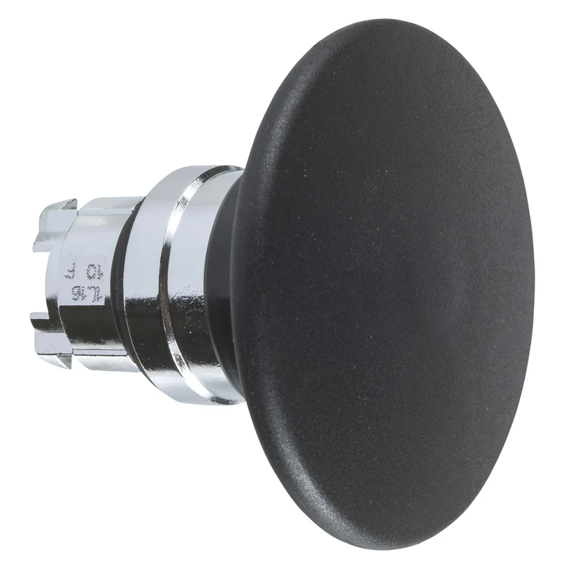 HEAD OPERATING 60MM MUSHROOM MOMENTARY BLACK