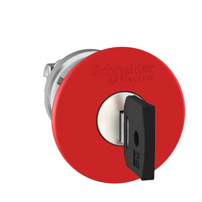 HEAD OPERATING 40MM MUSHROOM KEY RELEASE RED