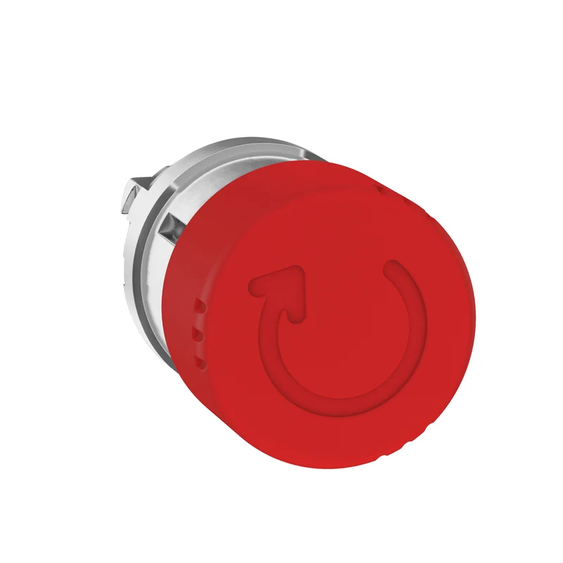 HEAD OPERATING 30MM MUSHROOM TURN TO RELEASE RED