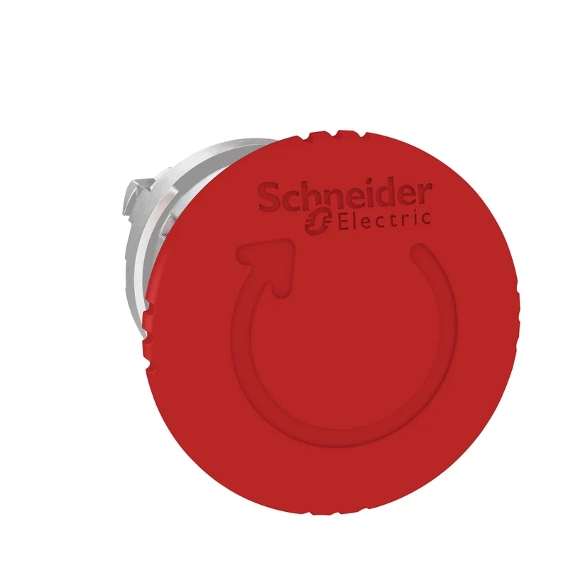 HEAD OPERATING 40MM MUSHROOM TURN TO RELEASE RED