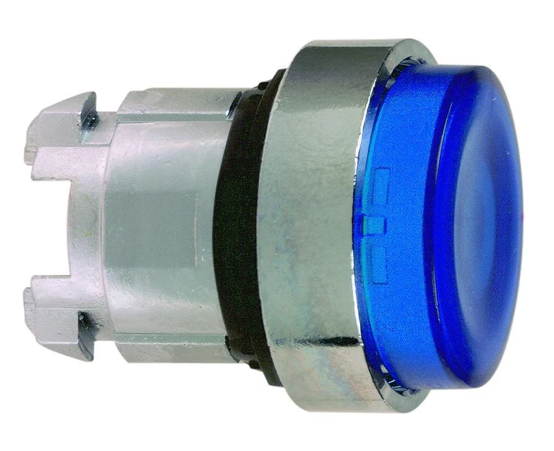 HEAD OPERATING 22MM ILLUM. LED PUSHBUTTON EXTEND BLUE