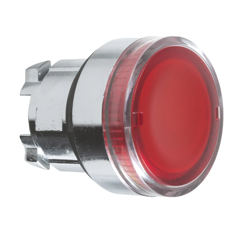 HEAD OPERATING 22MM ILLUM.PUSHBUTTON FLUSH RED