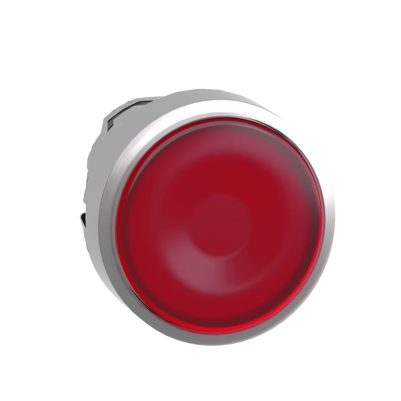 HEAD OPERATING 22MM ILLUM. LED PUSHBUTTON FLUSH RED