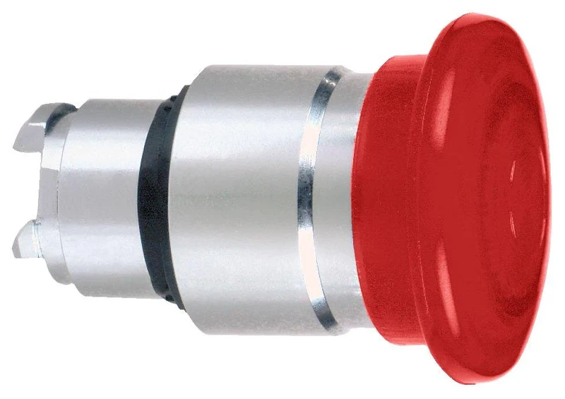 HEAD OPERATING 40MM ILLUM. MUSHROOM PUSH-PULL RED