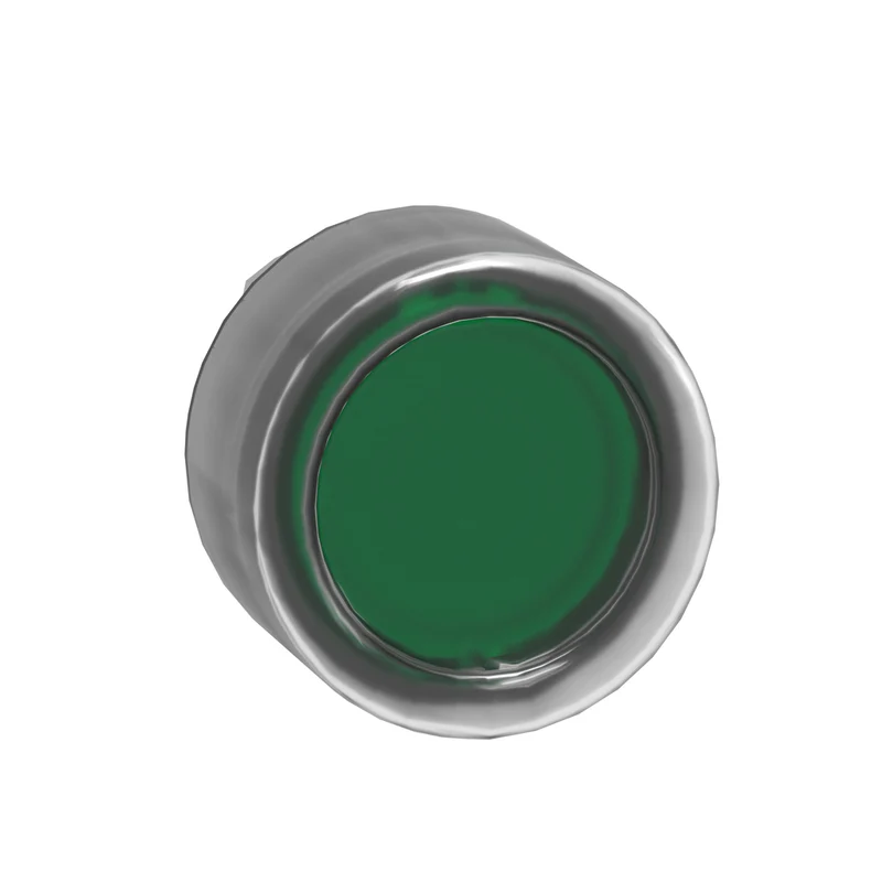 HEAD OPERATING 22MM ILLUM. PUSHBUTTON FLUSH GREEN