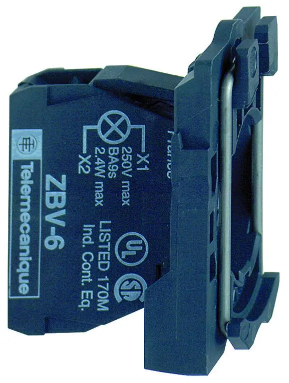 BODY FOR 22MM ILLUM. LED PUSHBUTTON & SW 110-120VAC GREEN