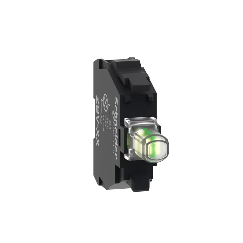BODY FOR 22MM ILLUM. LED PUSHBUTTON/SW 24VAC/DC WHITE