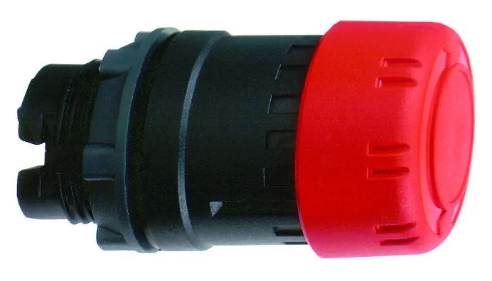 HEAD OPERATING 22MM MUSHROOM MAIN TURN TO RELEASE RED