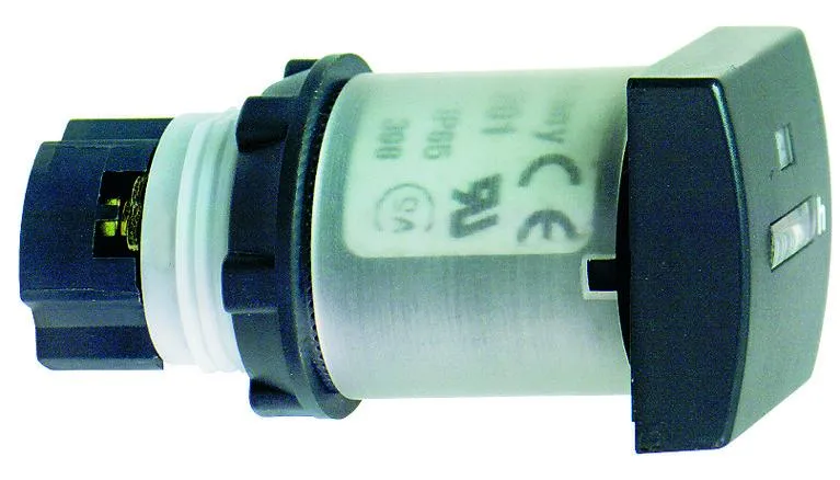 COUNTER HOUR 5-DIGITS 22MM 12-24VAC/DC PLASTIC