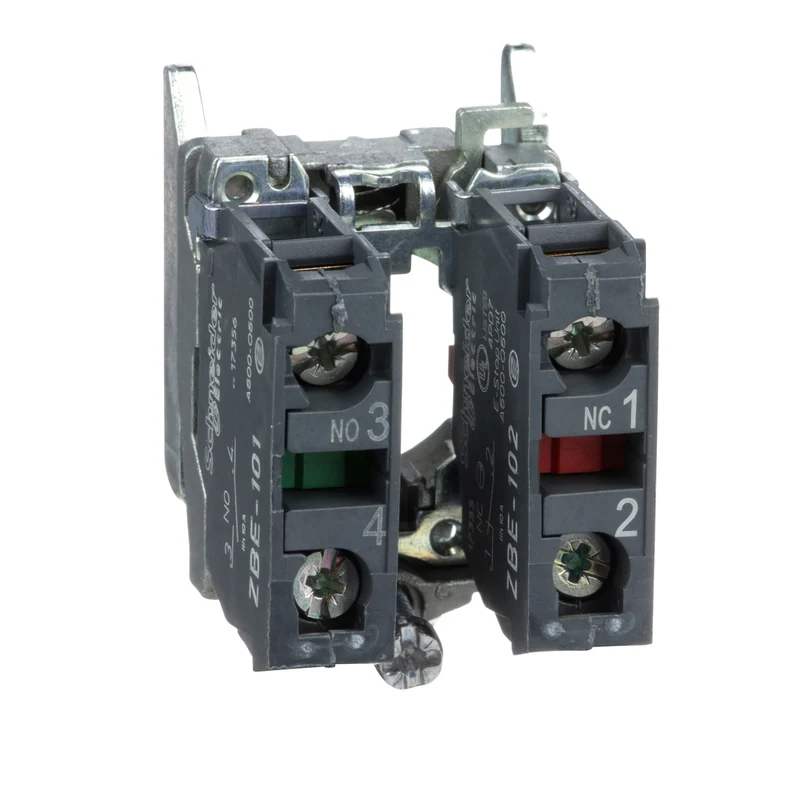 CONTACT BLOCK 1NO 1NC FOR 22MM PUSHBUTTON & SELECT SW