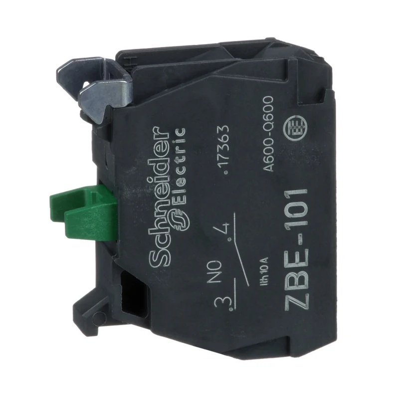 CONTACT BLOCK 1NO ADD-ON FOR 22MM PUSHBUTTON/SWITCH