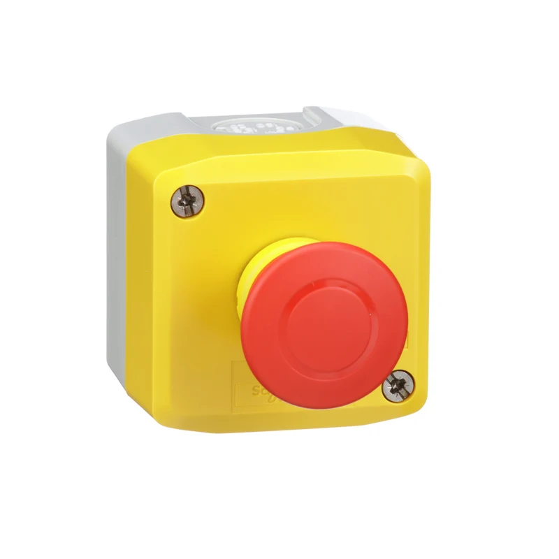 STATION 1-PUSH-PULL 1-NC 40MM MUSHROOM EMERGENCY STOP RED